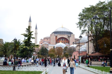 Waiting for the next tourist trap - at the Hagia Sophia